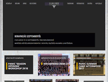 Tablet Screenshot of paniccrew.com